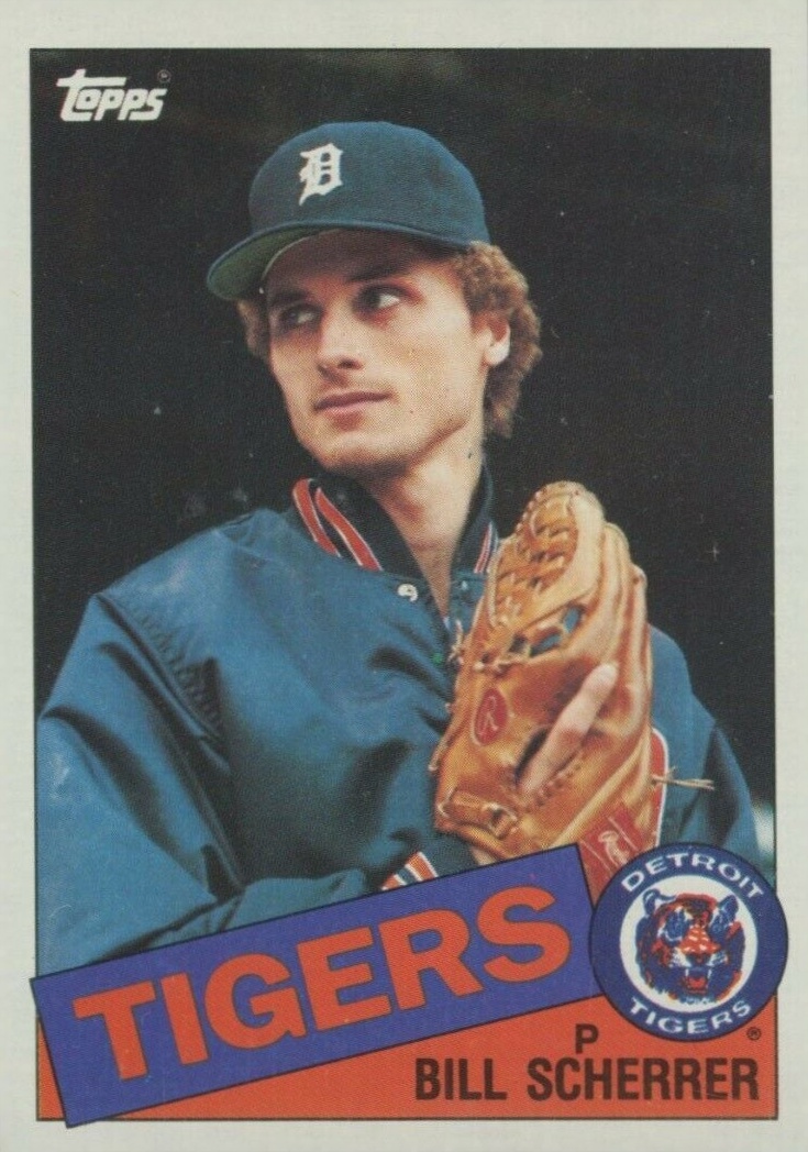 1985 Topps Bill Scherrer #586 Baseball Card