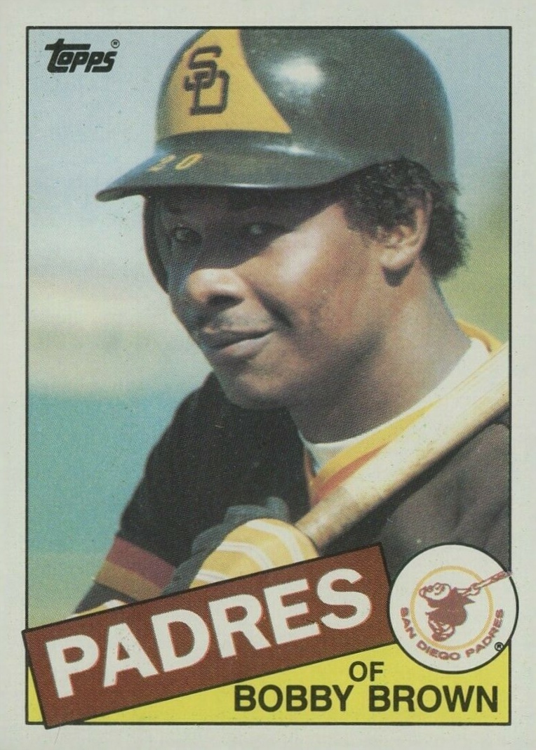 1985 Topps Bobby Brown #583 Baseball Card