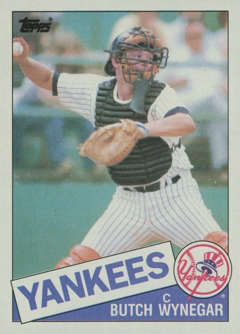 1985 Topps Butch Wynegar #585 Baseball Card