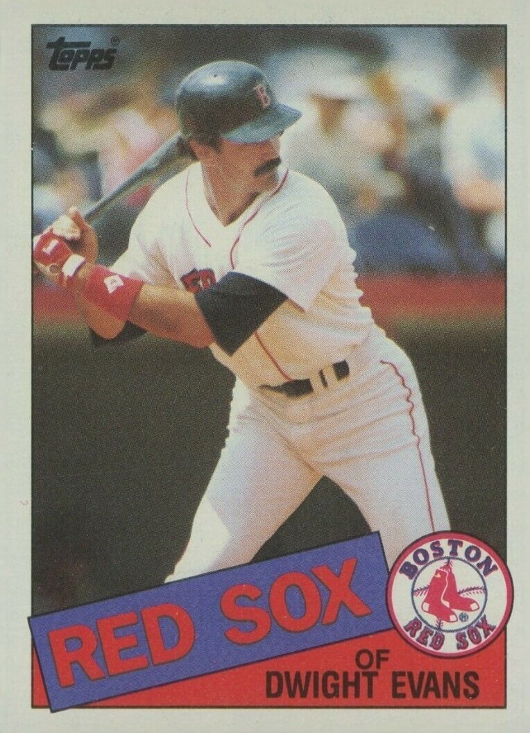 1985 Topps Dwight Evans #580 Baseball Card