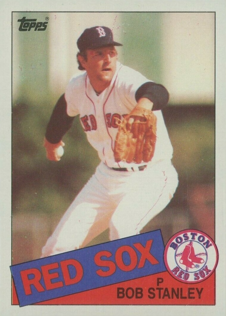 1985 Topps Bob Stanley #555 Baseball Card