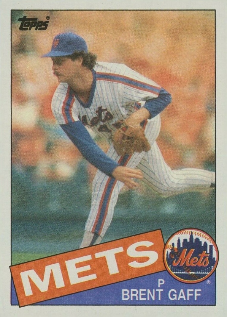 1985 Topps Brent Gaff #546 Baseball Card