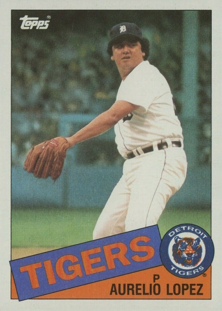1985 Topps Aurelio Lopez #539 Baseball Card