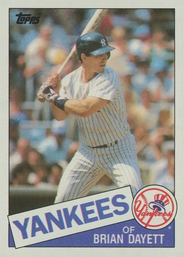 1985 Topps Brian Dayett #534 Baseball Card