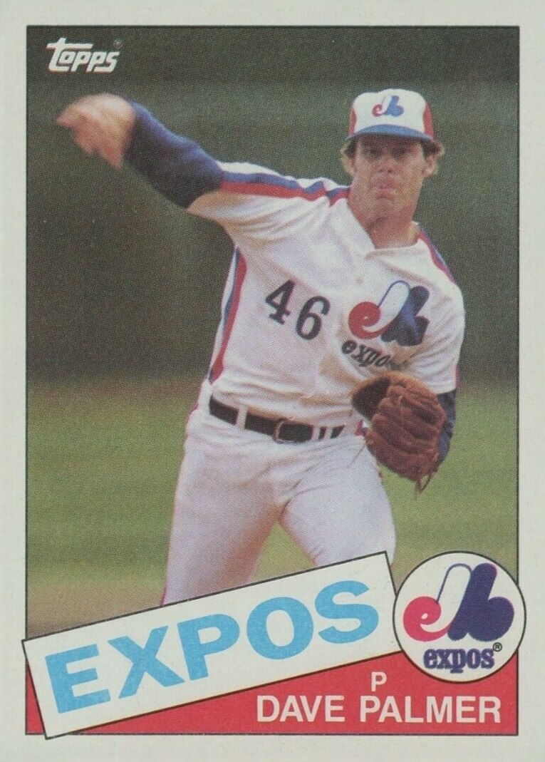 1985 Topps Dave Palmer #526 Baseball Card