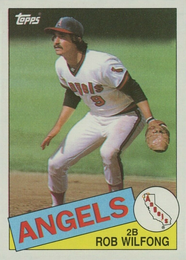 1985 Topps Rob Wilfong #524 Baseball Card