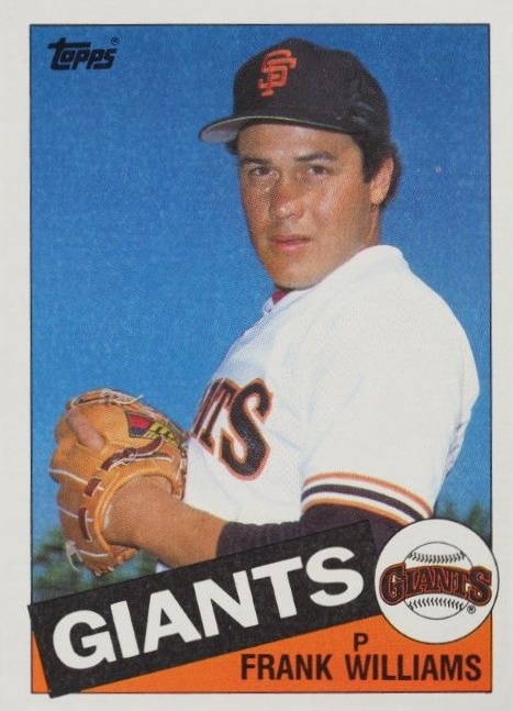 1985 Topps Frank Williams #487 Baseball Card