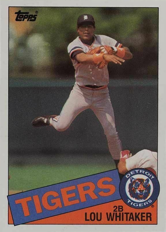 1985 Topps Lou Whitaker #480 Baseball Card