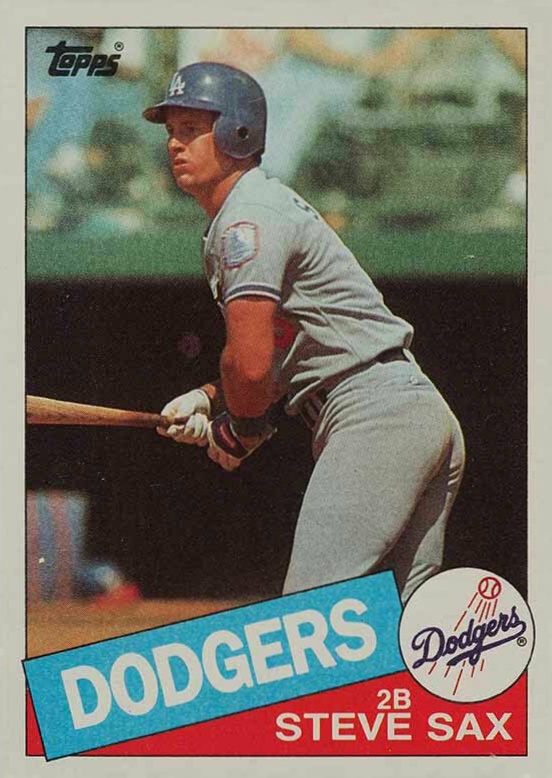 1985 Topps Steve Sax #470 Baseball Card