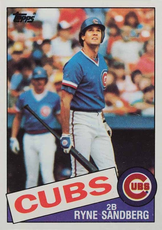1985 Topps Ryne Sandberg #460 Baseball Card