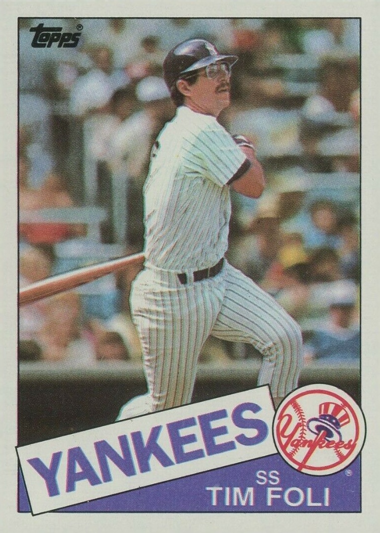 1985 Topps Tim Foli #456 Baseball Card