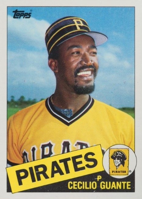 1985 Topps Cecilio Guante #457 Baseball Card