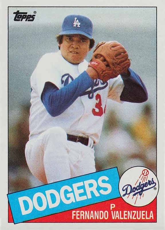 1985 Topps Fernando Valenzuela #440 Baseball Card