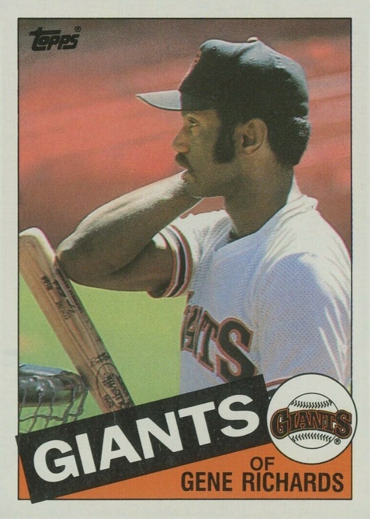 1985 Topps Gene Richards #434 Baseball Card