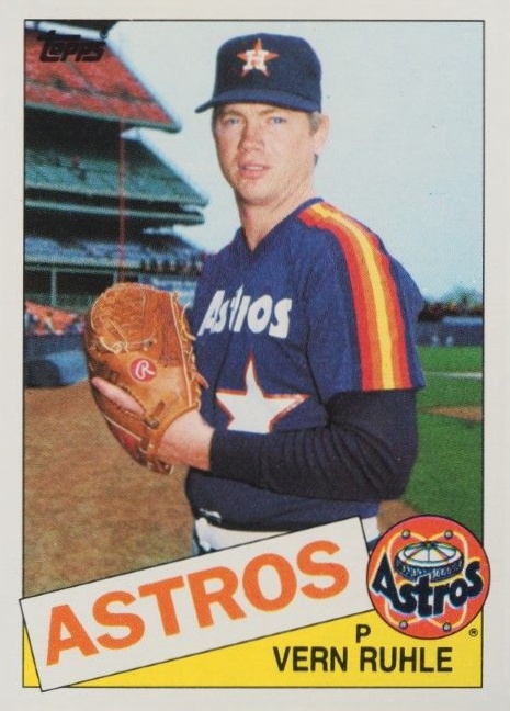 1985 Topps Vern Ruhle #426 Baseball Card