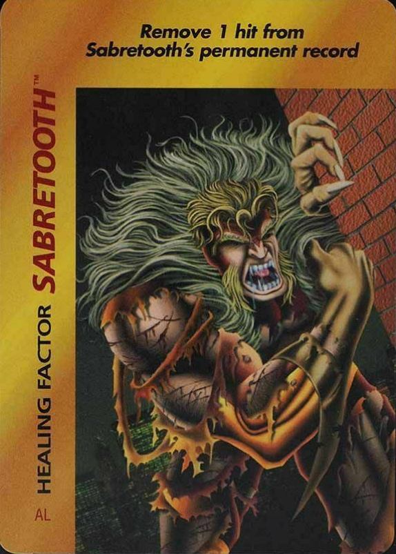 1995 Marvel Overpower Sabretooth # Non-Sports Card