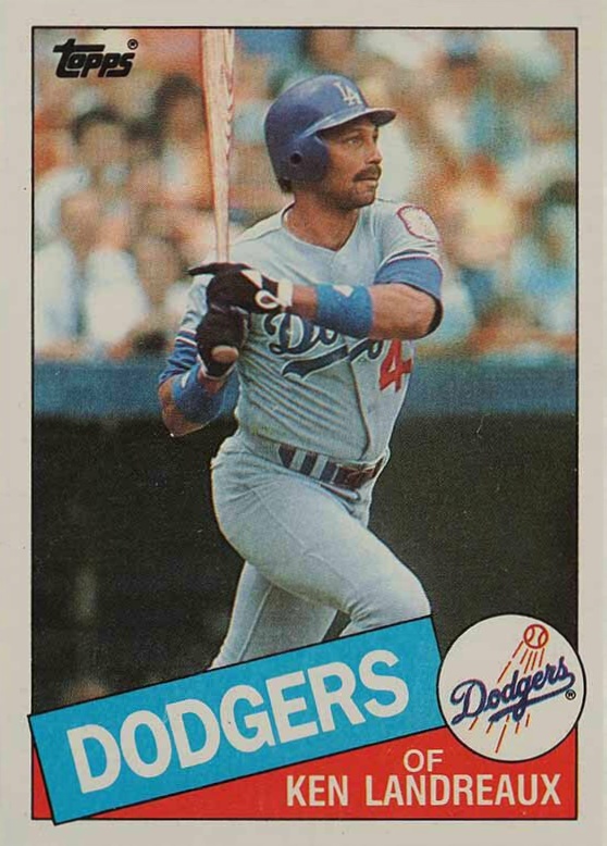 1985 Topps Ken Landreaux #418 Baseball Card