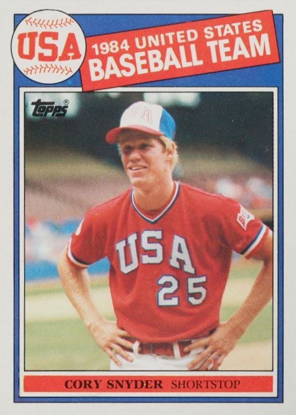 1985 Topps Cory Snyder #403 Baseball Card