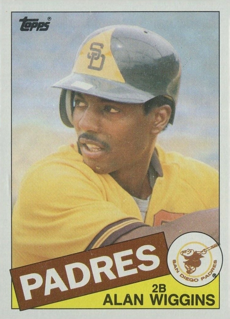 1985 Topps Alan Wiggins #378 Baseball Card