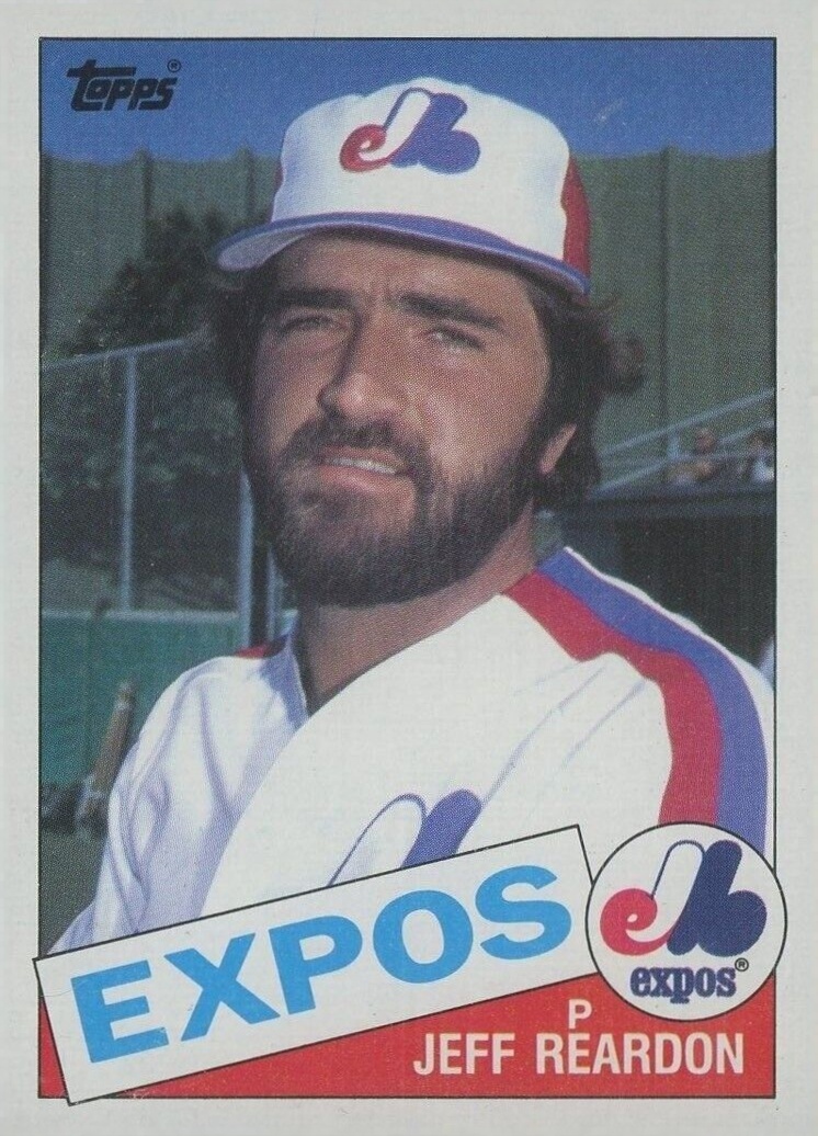 1985 Topps Jeff Reardon #375 Baseball Card