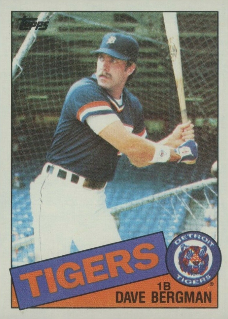1985 Topps Dave Bergman #368 Baseball Card
