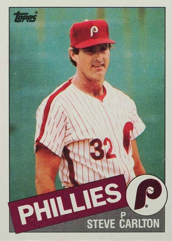 1985 Topps Steve Carlton #360 Baseball Card