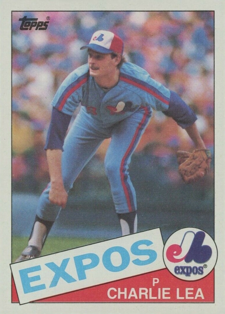 1985 Topps Charlie Lea #345 Baseball Card