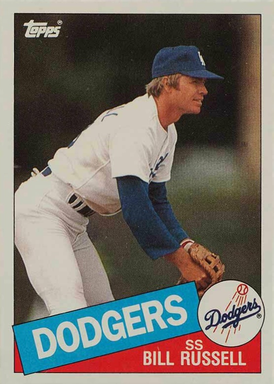 1985 Topps Bill Russell #343 Baseball Card