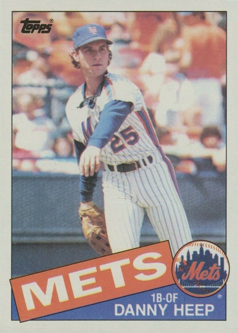 1985 Topps Danny Heep #339 Baseball Card