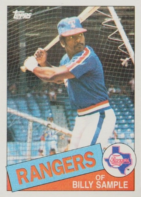 1985 Topps Billy Sample #337 Baseball Card