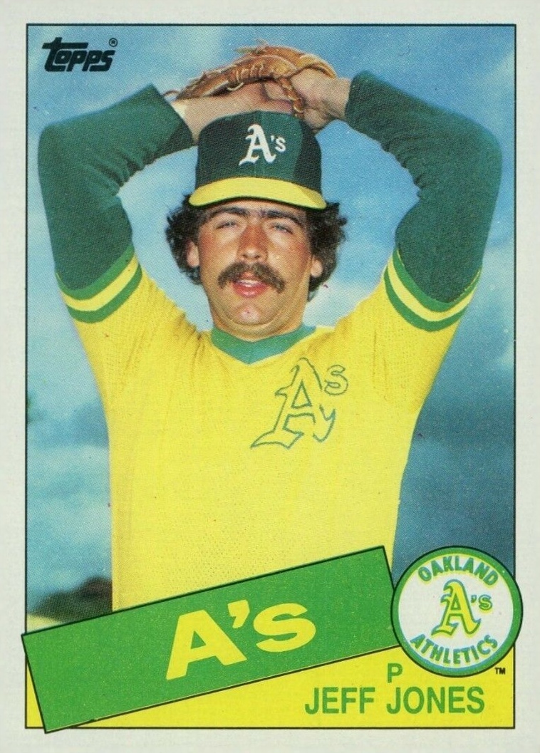 1985 Topps Jeff Jones #319 Baseball Card