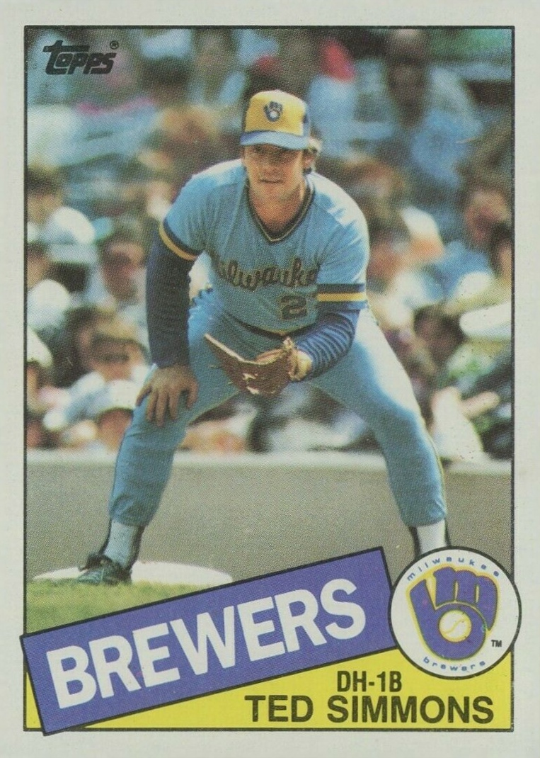 1985 Topps Ted Simmons #318 Baseball Card