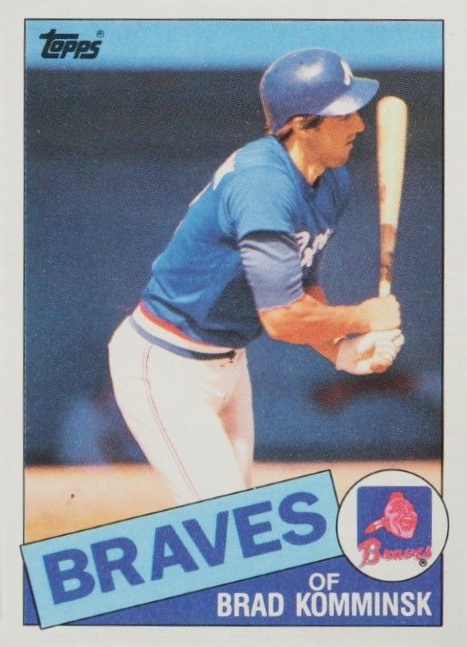 1985 Topps Brad Komminsk #292 Baseball Card