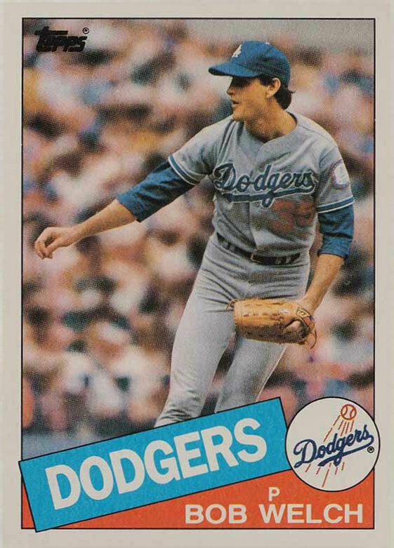 1985 Topps Bob Welch #291 Baseball Card