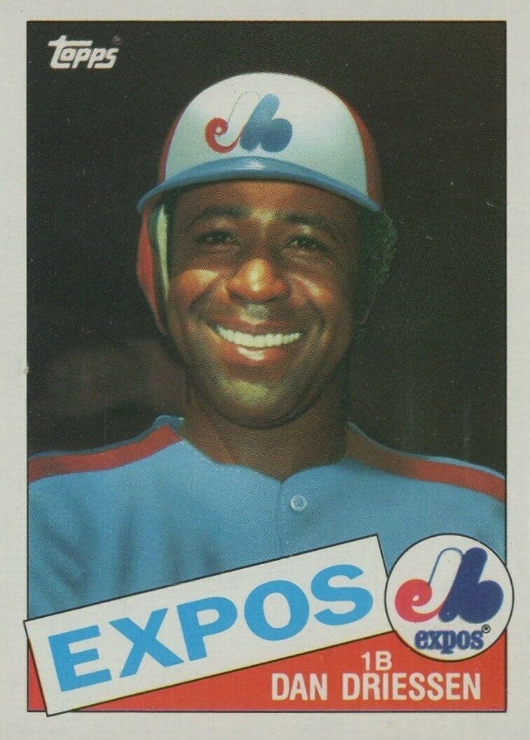 1985 Topps Dan Driessen #285 Baseball Card