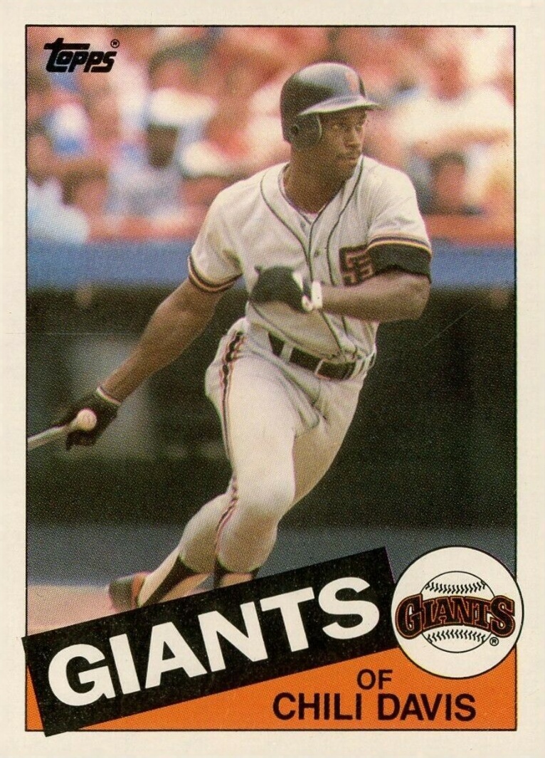 1985 Topps Chili Davis #245 Baseball Card