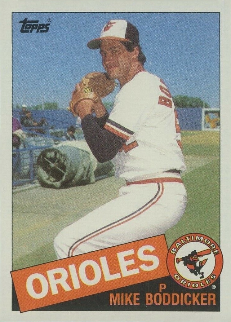 1985 Topps Mike Boddicker #225 Baseball Card
