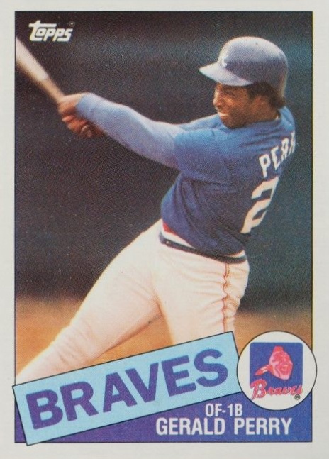 1985 Topps Gerald Perry #219 Baseball Card