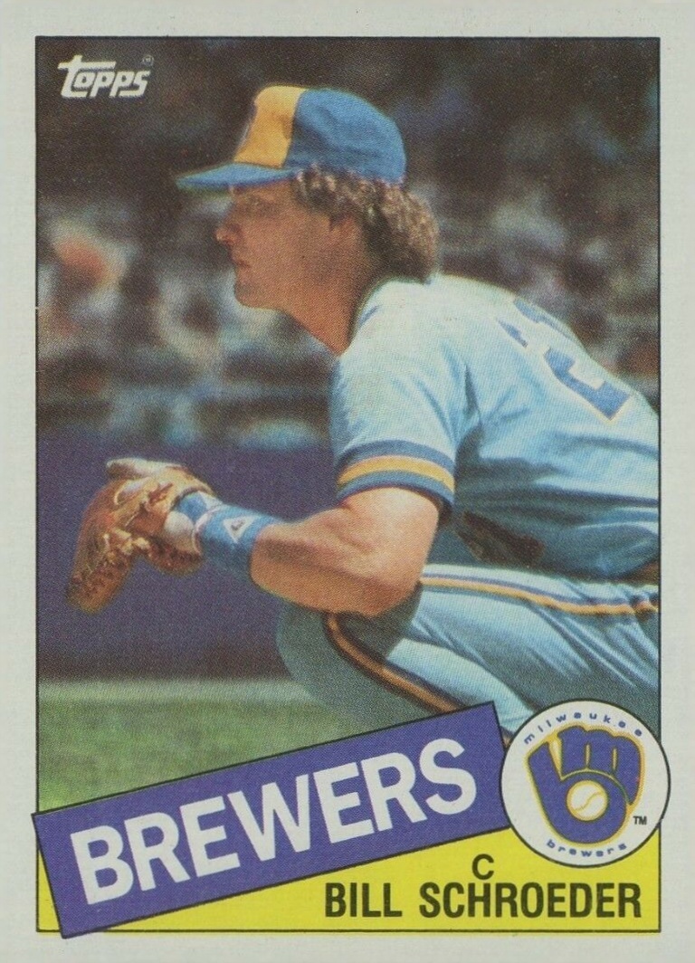 1985 Topps Bill Schroeder #176 Baseball Card