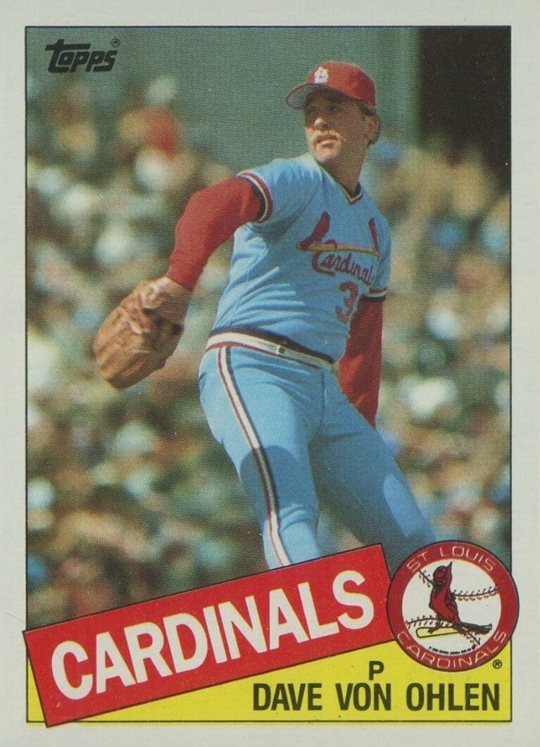 1985 Topps Dave Von Ohlen #177 Baseball Card