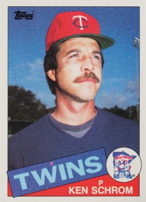 1985 Topps Ken Schrom #161 Baseball Card