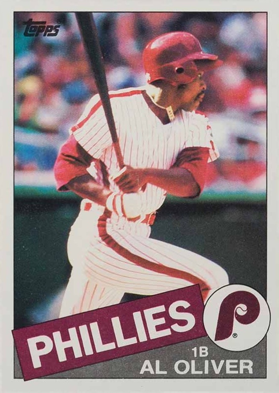 1985 Topps Al Oliver #130 Baseball Card