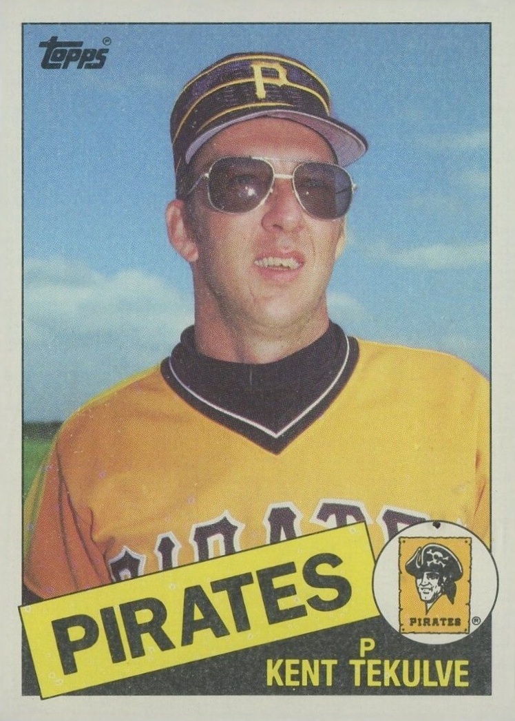 1985 Topps Kent Tekulve #125 Baseball Card