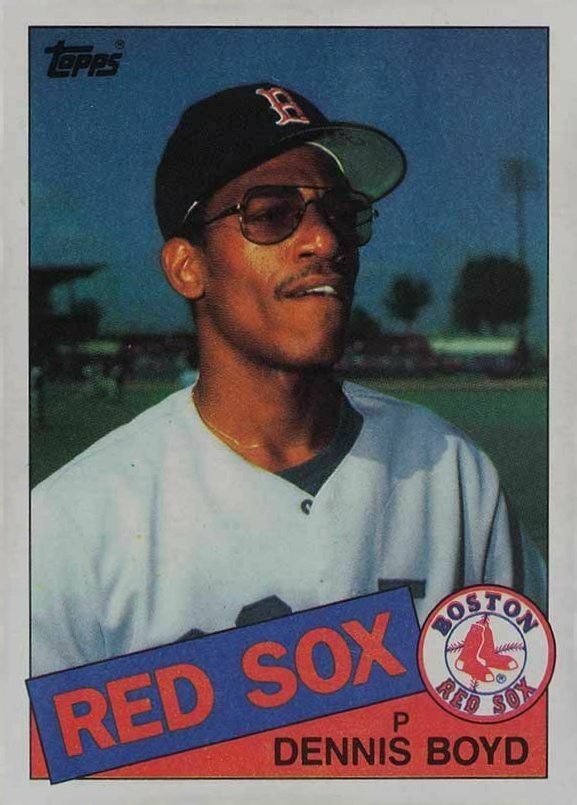 1985 Topps Dennis Boyd #116 Baseball Card