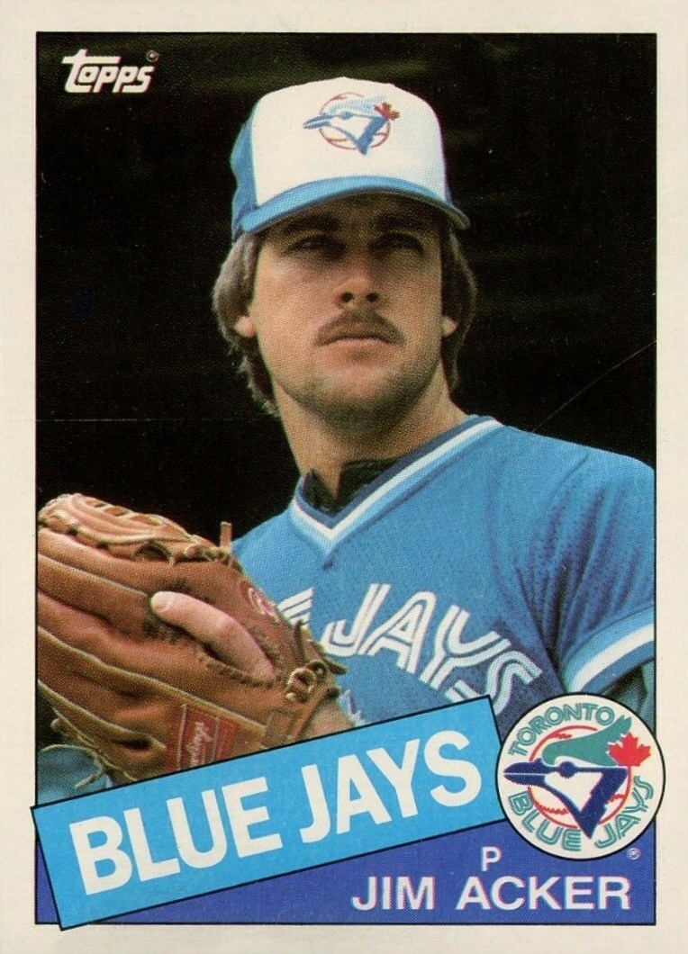 1985 Topps Jim Acker #101 Baseball Card