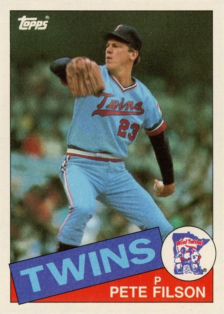1985 Topps Pete Filson #97 Baseball Card