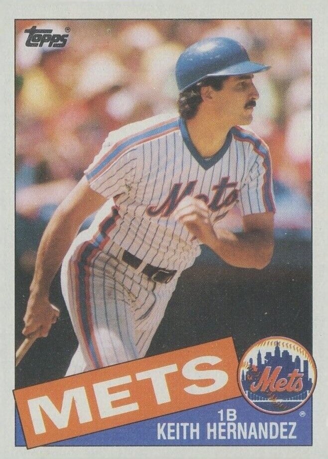1985 Topps Keith Hernandez #80 Baseball Card