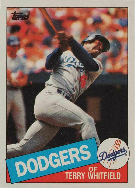 1985 Topps Terry Whitfield #31 Baseball Card