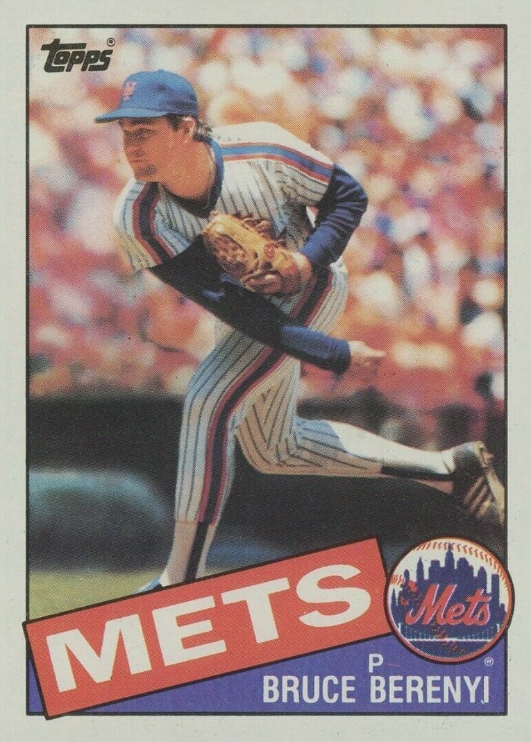 1985 Topps Bruce Berenyi #27 Baseball Card