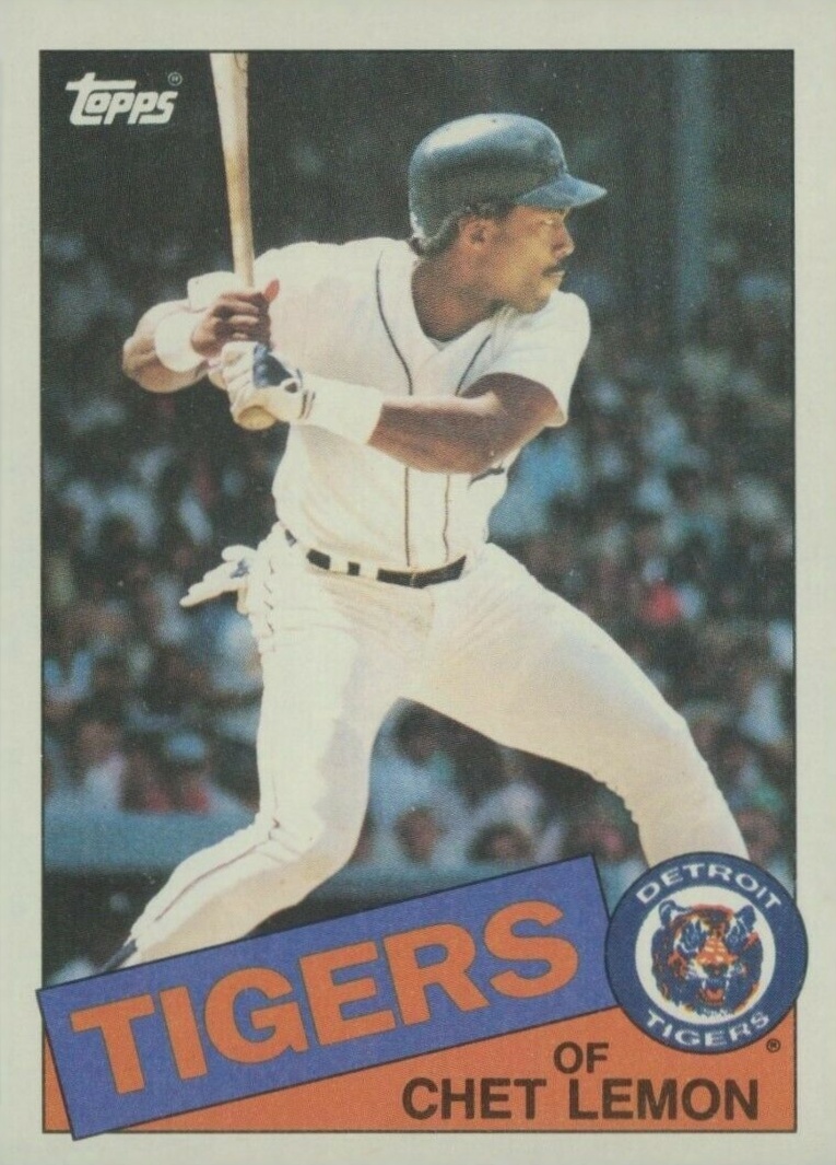 1985 Topps Chet Lemon #20 Baseball Card